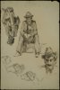 1905 ca. (studio di figure per il I pannello)